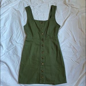 Urban Outfitters Denim Button-Front Dress